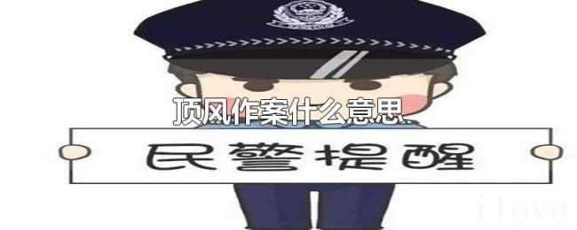 顶风作案什么意思 顶风作案什么意思