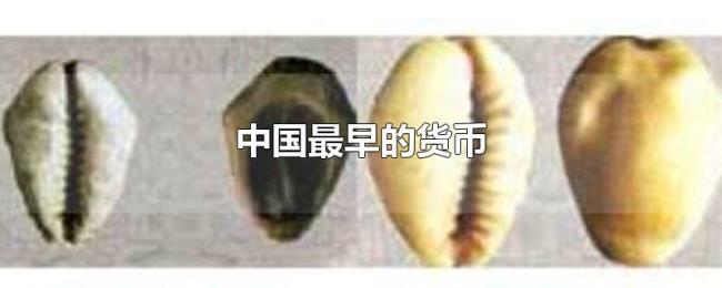 中国最早的货币