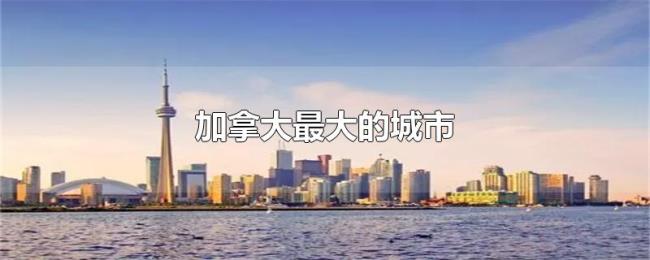 加拿大最大的城市