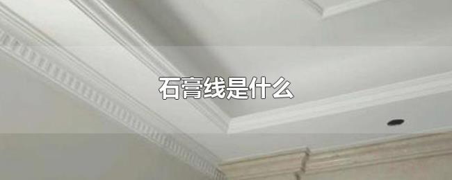 石膏线是什么 石膏线是什么