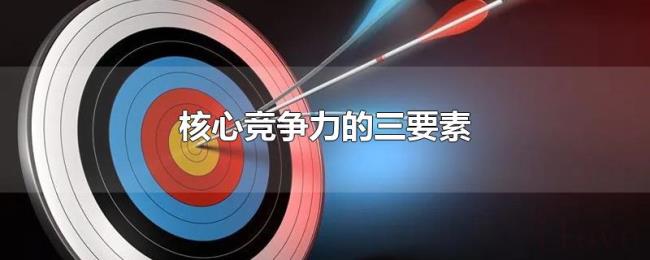 核心竞争力的三要素 核心竞争力的三要素