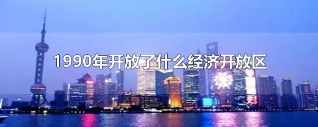 1990年开放了什么经济开放区 1990年开放了什么经济开放区
