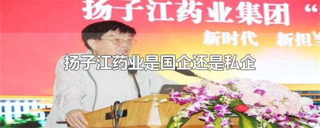 扬子江药业是国企还是私企