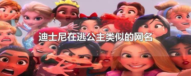 迪士尼在逃公主类似的网名 迪士尼在逃公主类似的网名