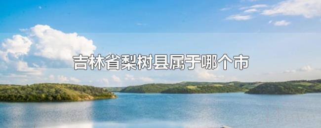吉林省梨树县属于哪个市 吉林省梨树县属于哪个市
