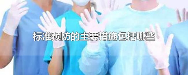 标准预防的主要措施包括哪些