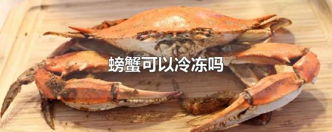 螃蟹可以冷冻吗 螃蟹可以冷冻吗