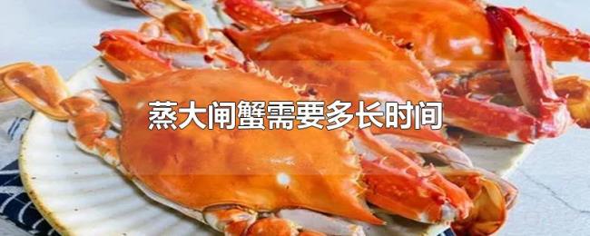 蒸大闸蟹需要多长时间 蒸大闸蟹需要多长时间
