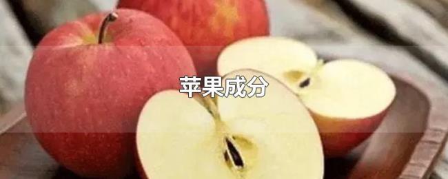 苹果成分 苹果成分