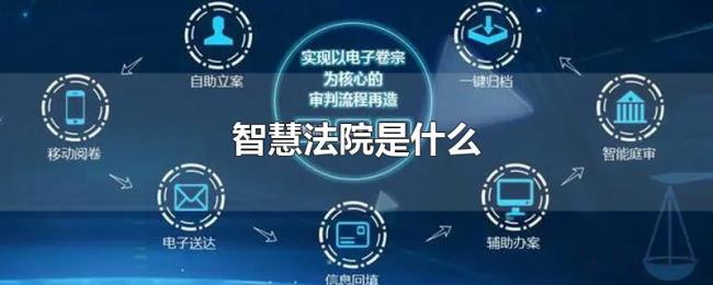 智慧法院是什么