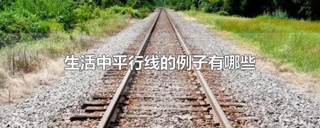 生活中平行线的例子有哪些 生活中平行线的例子有哪些