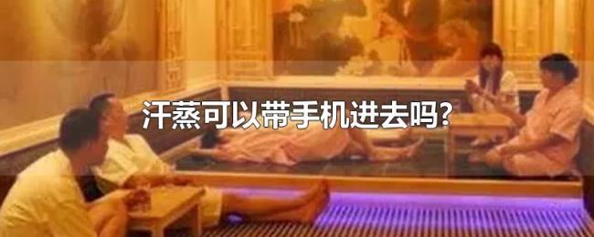 汗蒸可以带手机进去吗? 汗蒸可以带手机进去吗?