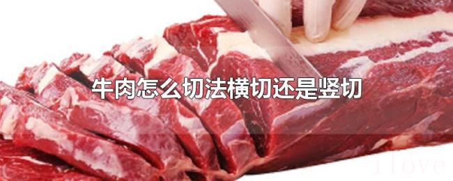 牛肉怎么切法横切还是竖切