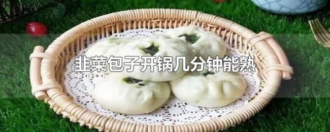韭菜包子开锅几分钟能熟