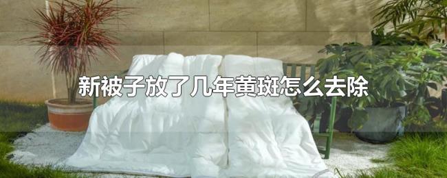 新被子放了几年黄斑怎么去除