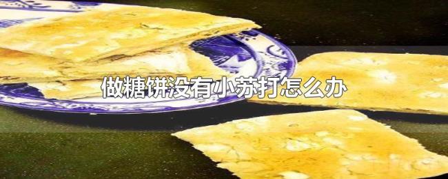 做糖饼没有小苏打怎么办 做糖饼没有小苏打怎么办