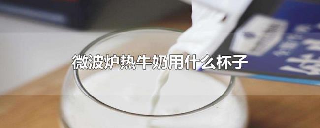 微波炉热牛奶用什么杯子 微波炉热牛奶用什么杯子