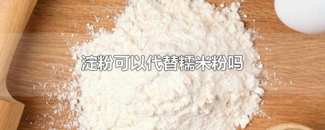 淀粉可以代替糯米粉吗 淀粉可以代替糯米粉吗