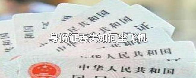 身份证丢失如何坐飞机 身份证丢失如何坐飞机