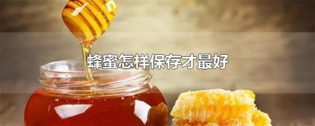 蜂蜜怎样保存才最好 蜂蜜怎样保存才最好