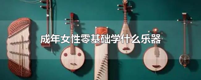 成年女性零基础学什么乐器