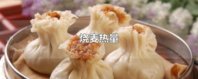 烧麦热量