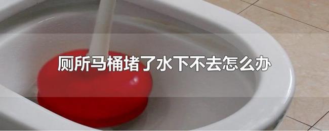 厕所马桶堵了水下不去怎么办 厕所马桶堵了水下不去怎么办