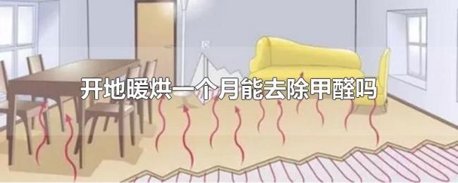 开地暖烘一个月能去除甲醛吗