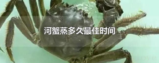 河蟹蒸多久最佳时间