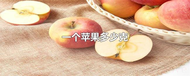 一个苹果多少克 一个苹果多少克