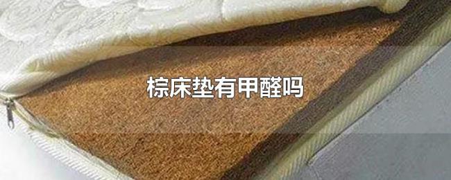 棕床垫有甲醛吗 棕床垫有甲醛吗