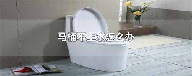马桶不上水怎么办 马桶不上水怎么办