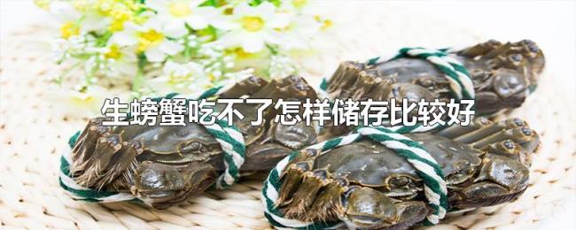 生螃蟹吃不了怎样储存比较好 生螃蟹吃不了怎样储存比较好