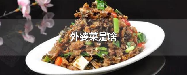 外婆菜是啥 外婆菜是啥