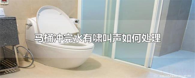 马桶冲完水有啸叫声如何处理