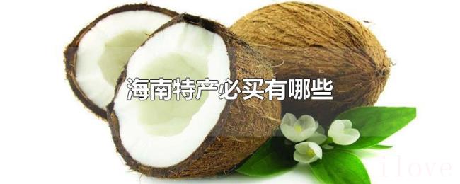 海南特产必买有哪些 海南特产必买有哪些