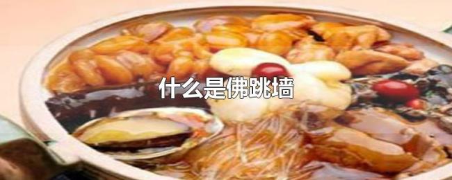 什么是佛跳墙 什么是佛跳墙
