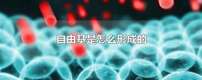 自由基是怎么形成的 自由基是怎么形成的