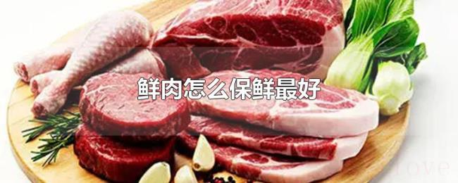 鲜肉怎么保鲜最好 鲜肉怎么保鲜最好