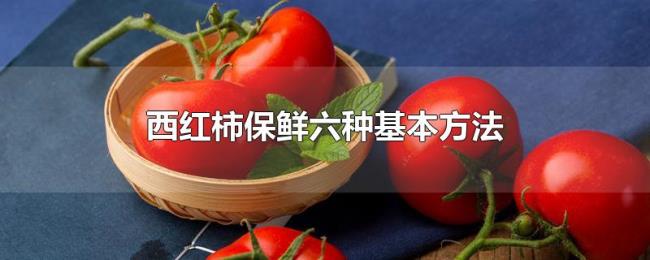西红柿保鲜六种基本方法