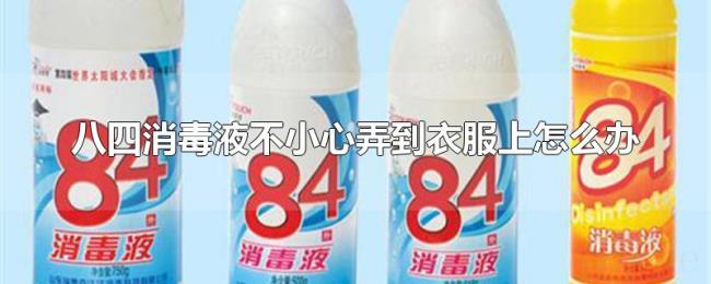 八四消毒液不小心弄到衣服上怎么办 八四消毒液不小心弄到衣服上怎么办