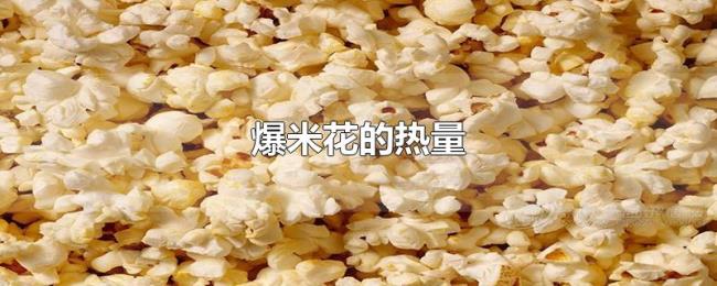爆米花的热量 爆米花的热量