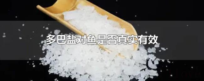 多巴盐对鱼是否真实有效 多巴盐对鱼是否真实有效