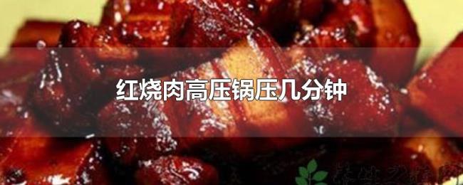 红烧肉高压锅压几分钟