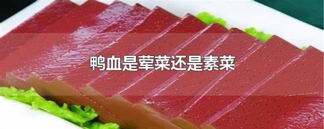 鸭血是荤菜还是素菜