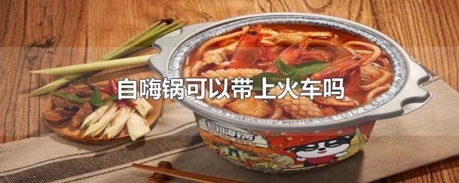 自嗨锅可以带上火车吗 自嗨锅可以带上火车吗