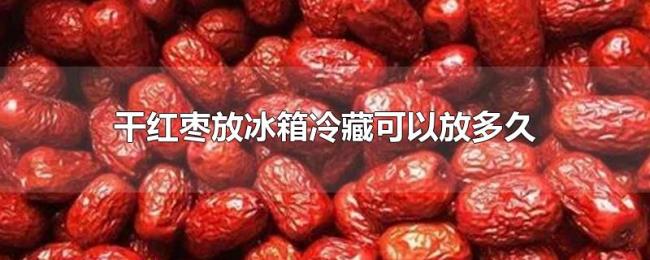 干红枣放冰箱冷藏可以放多久 干红枣放冰箱冷藏可以放多久