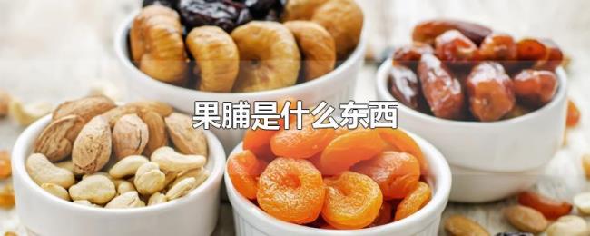 果脯是什么东西 果脯是什么东西