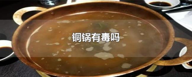 铜锅有毒吗 铜锅有毒吗