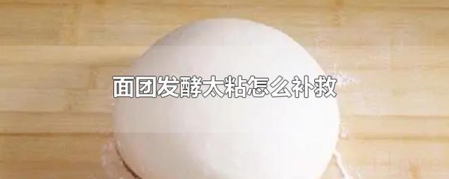 面团发酵太粘怎么补救